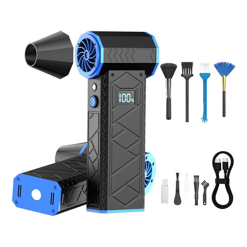 ハンディブロワー ブラック コードレス 充電式 小型 強力 エアダスター ターボ