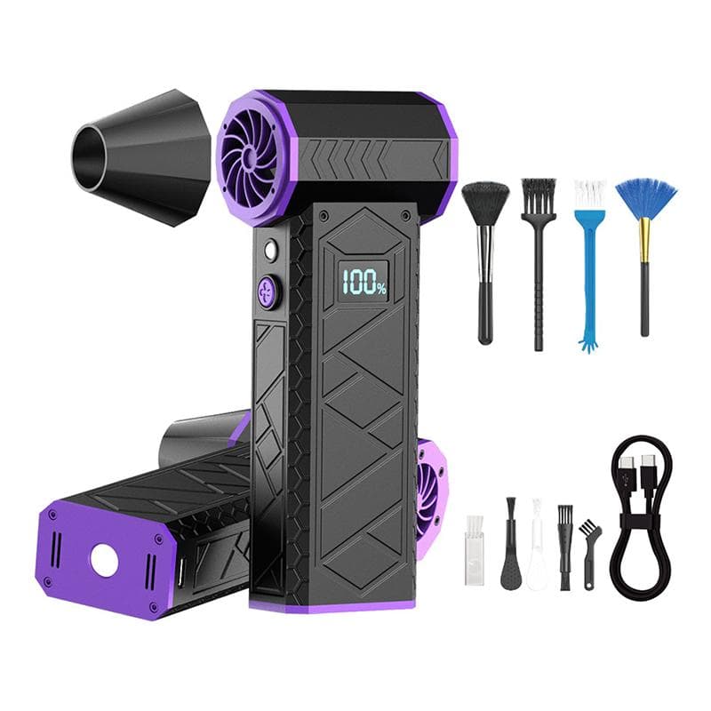 ハンディブロワー ブラック コードレス 充電式 小型 強力 エアダスター ターボ