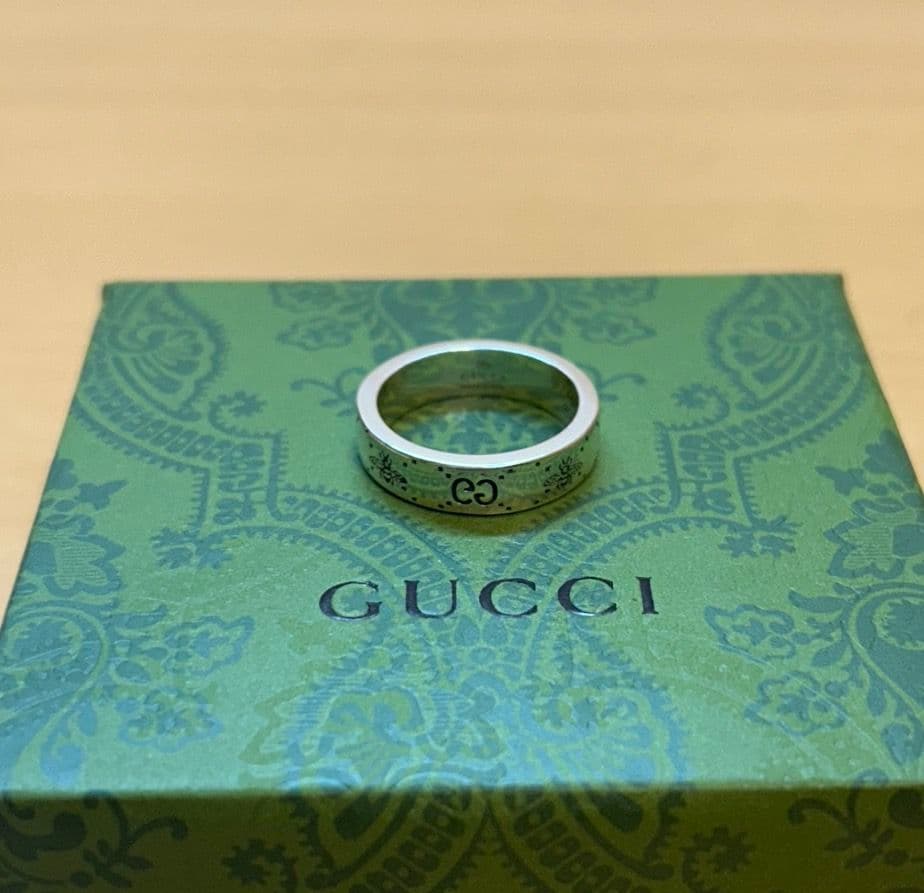 【付属品完備】GUCCI 蜂モチーフリング 18号