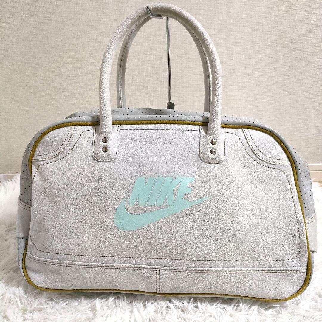 激レア♪ NIKE ナイキ ボストンバッグ スエード Y2K ハンドバッグ