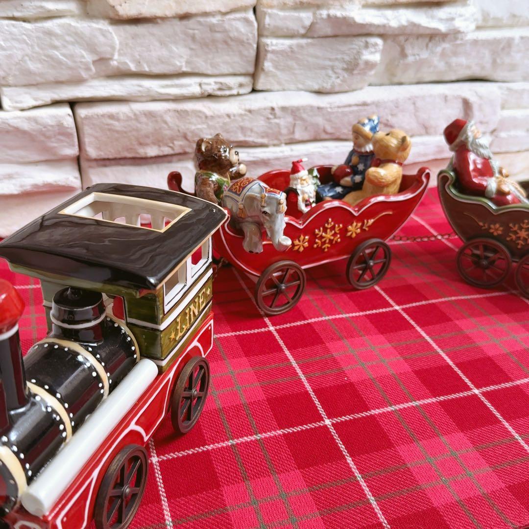 Villeroy & Boch 汽車とサンタと動物達　置き物
