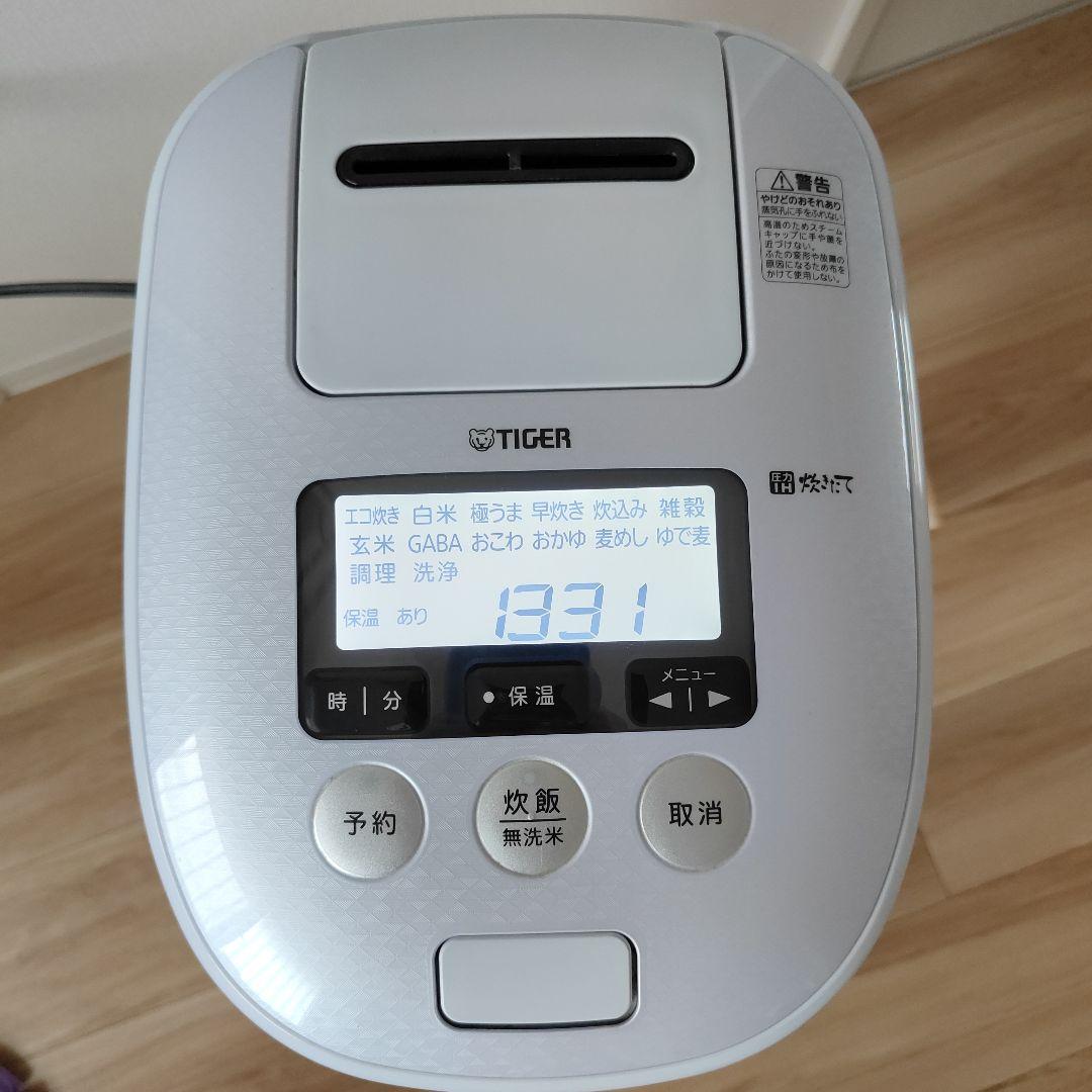 TIGER JPD-A060 タイガー 圧力IH 炊飯ジャー 　2019年製