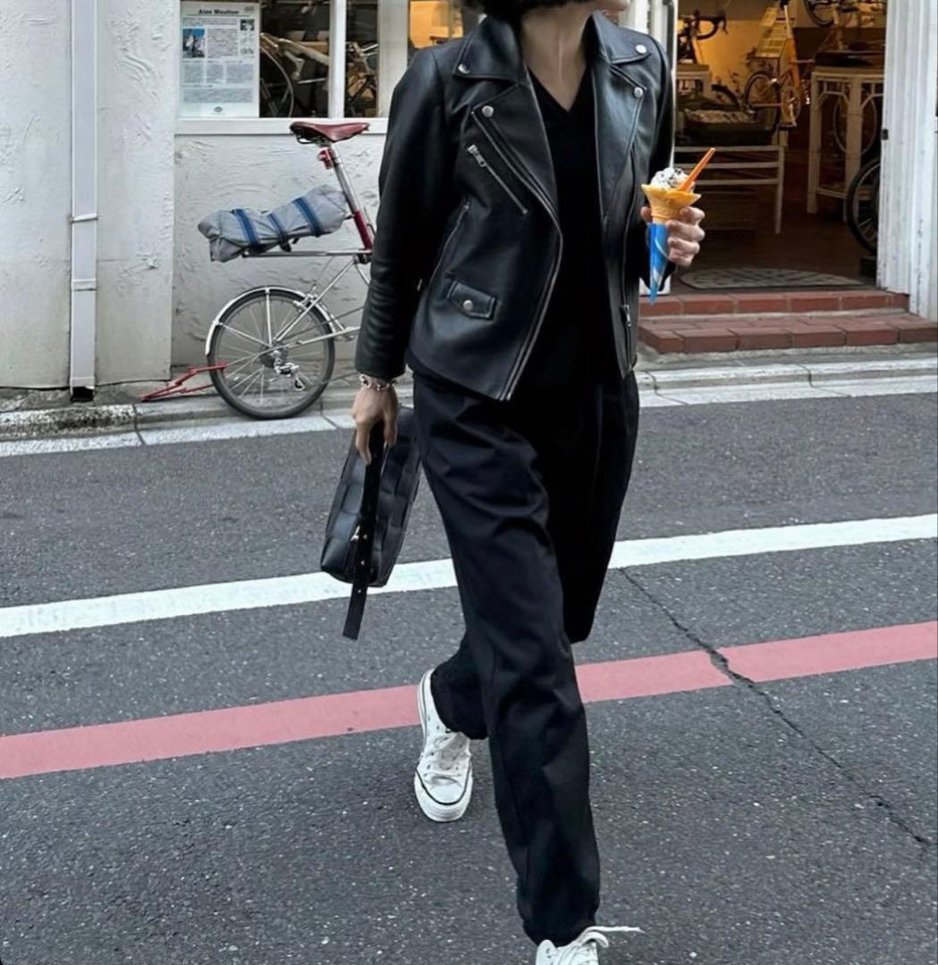 美品ok.soon.×dickies wide chino pants黒S