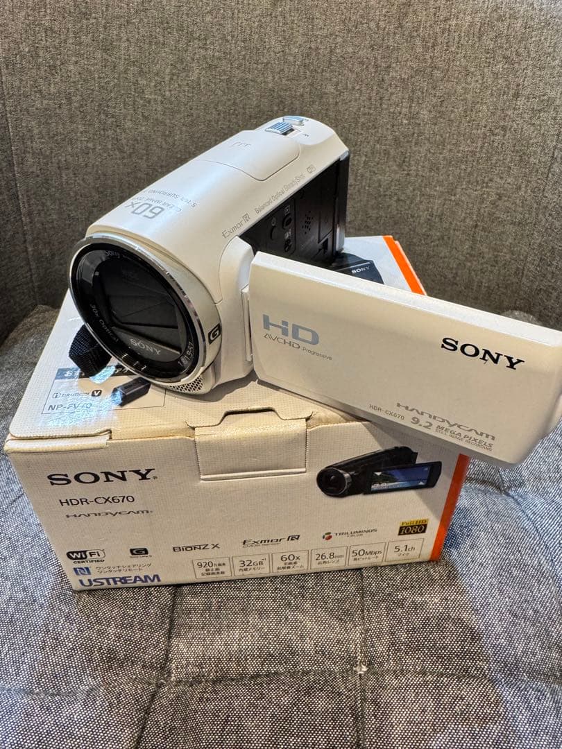 SONY HDR-CX670 ホワイト