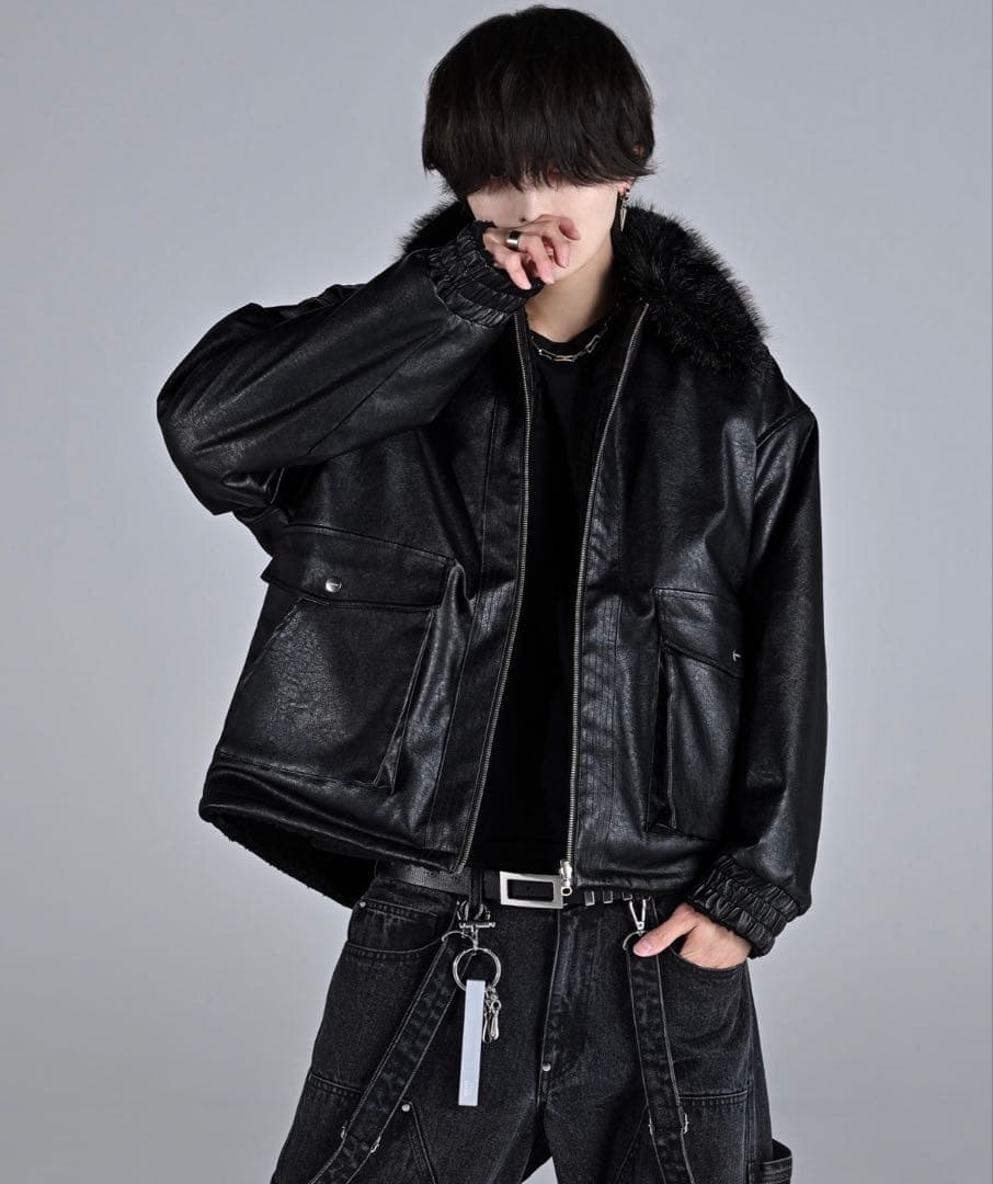 ADRER　The B-3 Reversible Fur Blouson