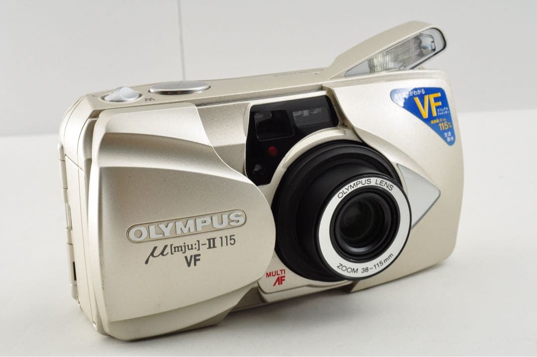 美品　OLYMPUS μ-ii mju 115 VF ＋Nikon L35 AD