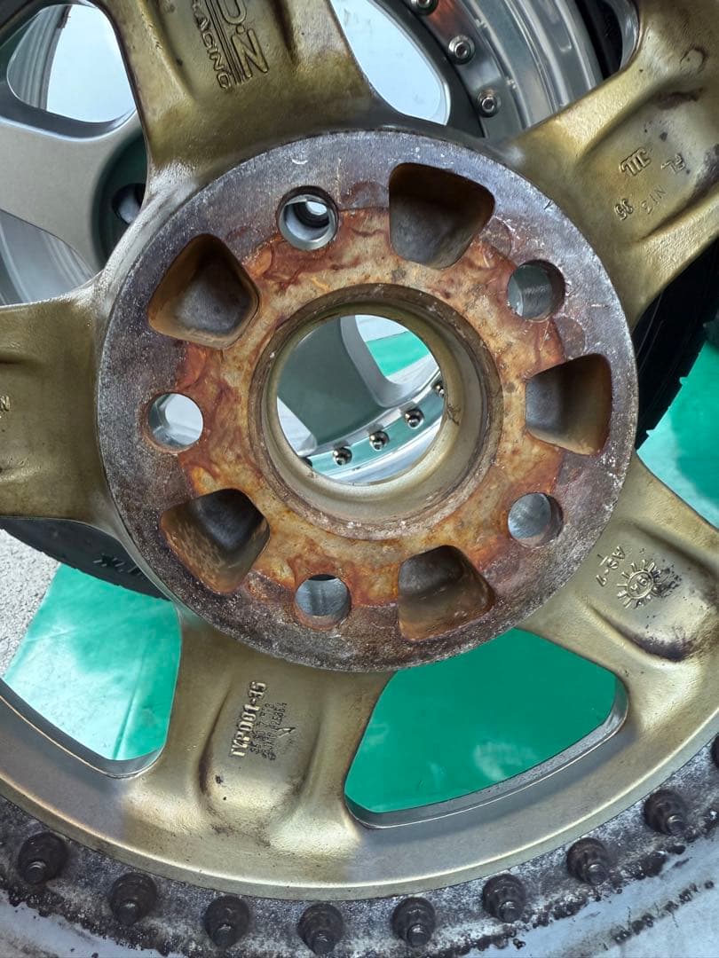 0•ZRacingリム（夏タイヤ付き）PCD114.3/5穴 Hub 66