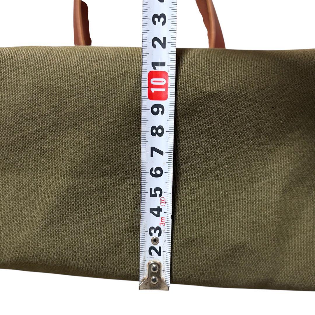 【美品】 ILBISONTE オリーブ キャンバス製 トートバッグ インビゾルテ
