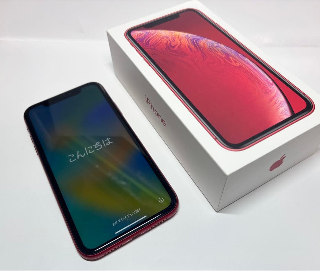 【箱付き】【SIMフリー】iPhone Xr レッド　64GB