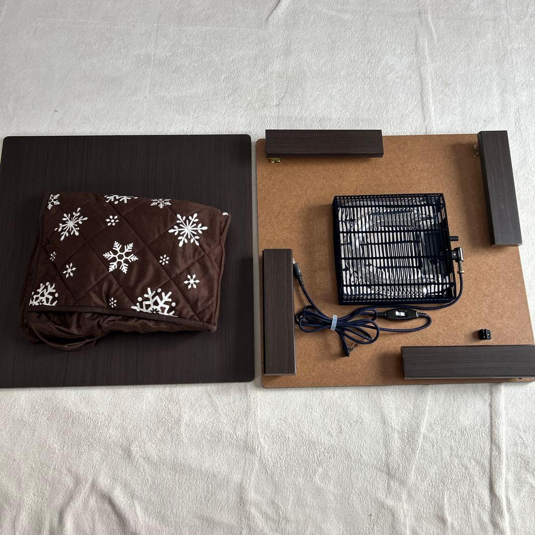 雪の結晶模様 こたつテーブル