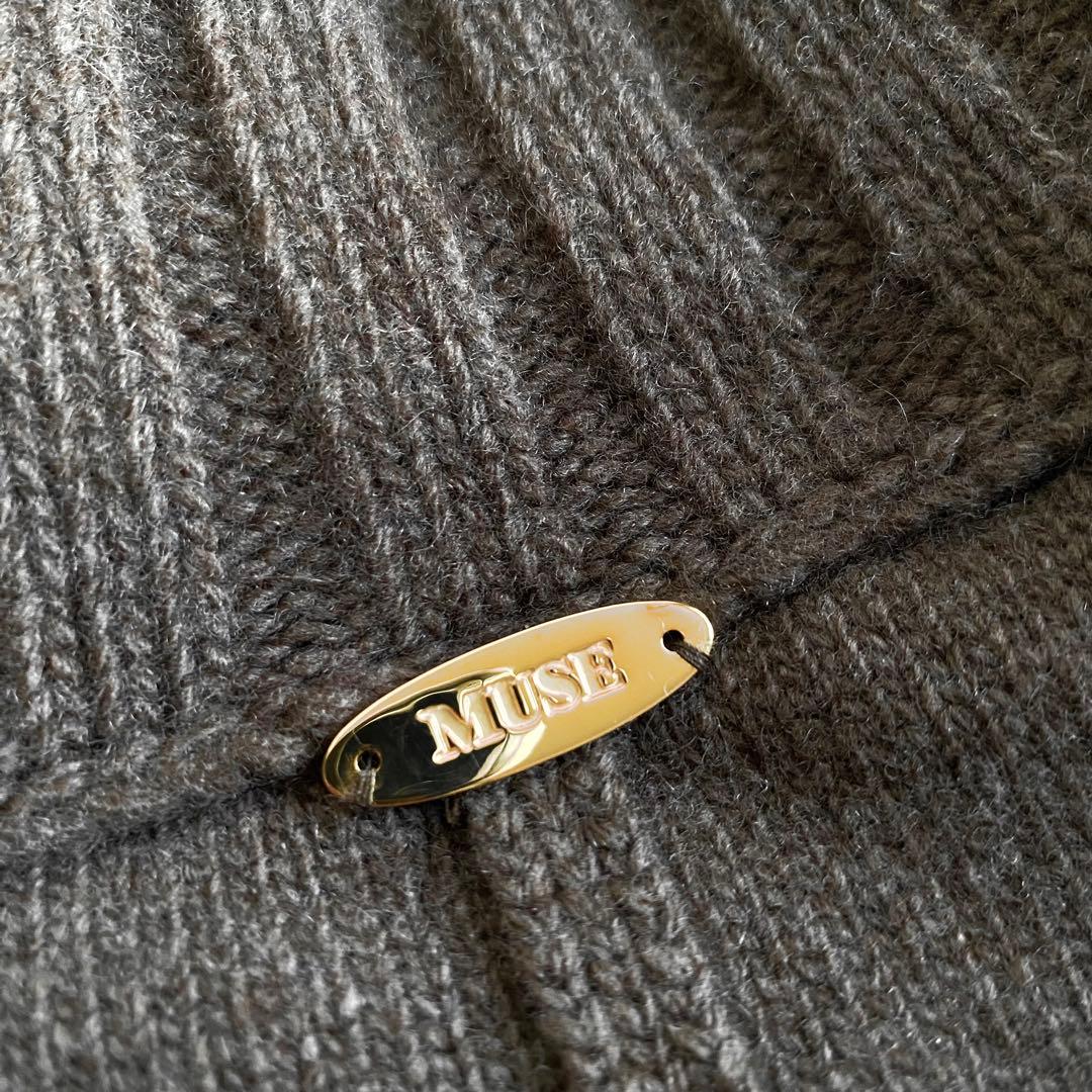 【ほぼ未使用✨】Deuxieme Classe JADEタートルニット　チョコ