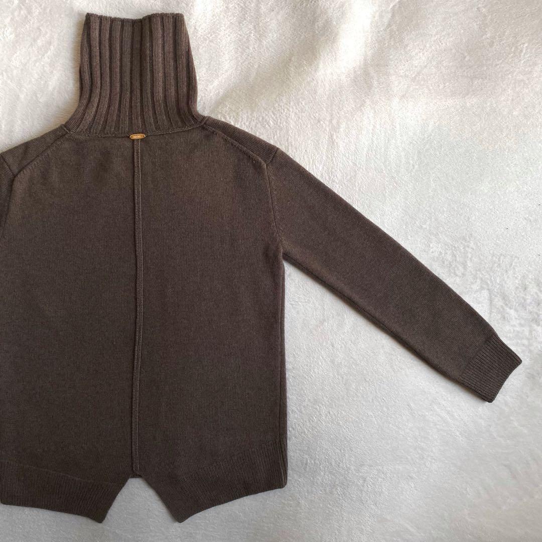 【ほぼ未使用✨】Deuxieme Classe JADEタートルニット　チョコ