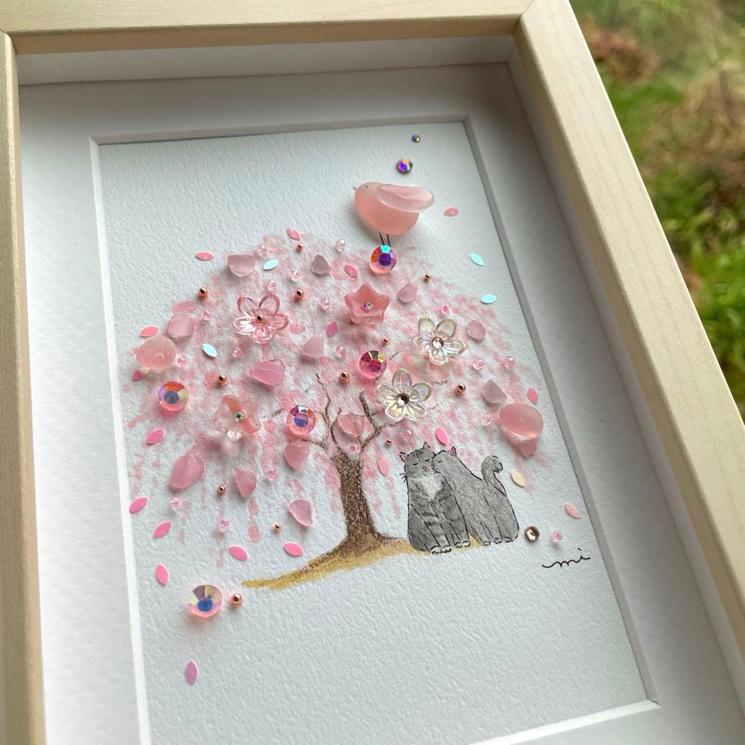 シーグラスアート　シャボン玉アカリHaHaKo様♡リクエスト