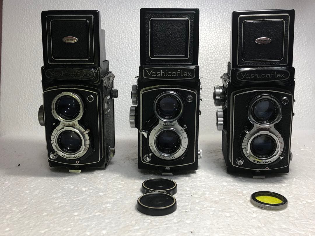 ☆YashicaFlex 二眼レフカメラ 3台セット「動作確認済み」