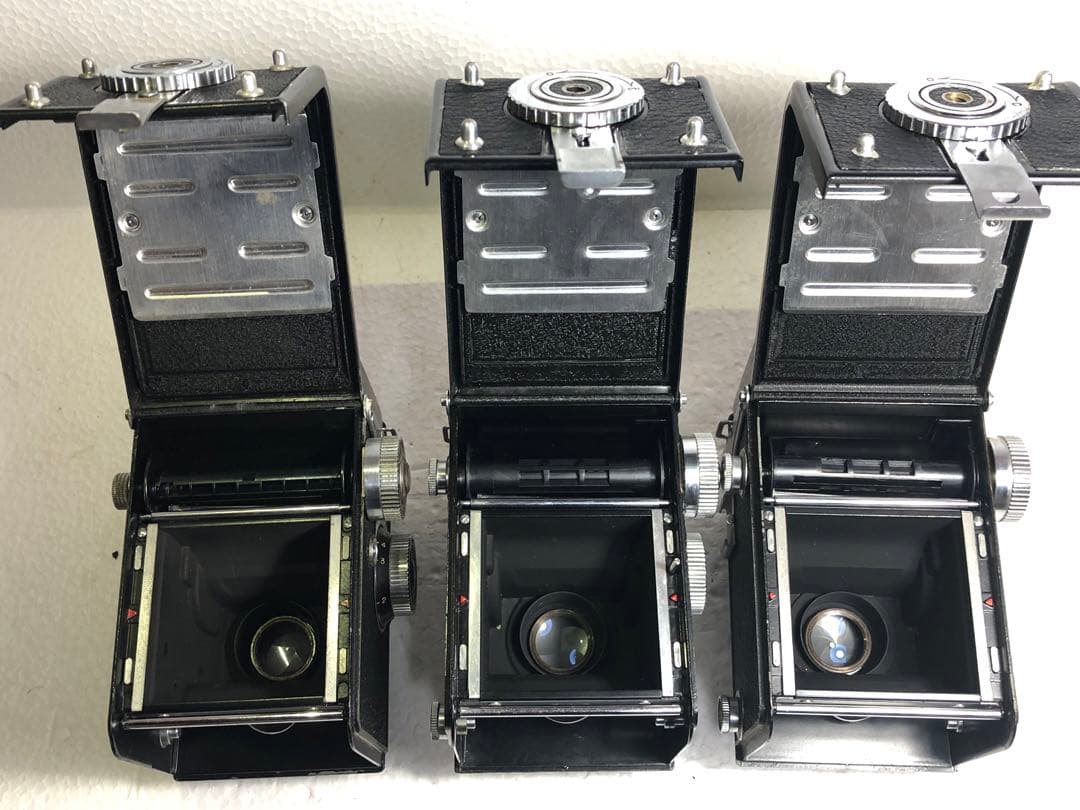 ☆YashicaFlex 二眼レフカメラ 3台セット「動作確認済み」