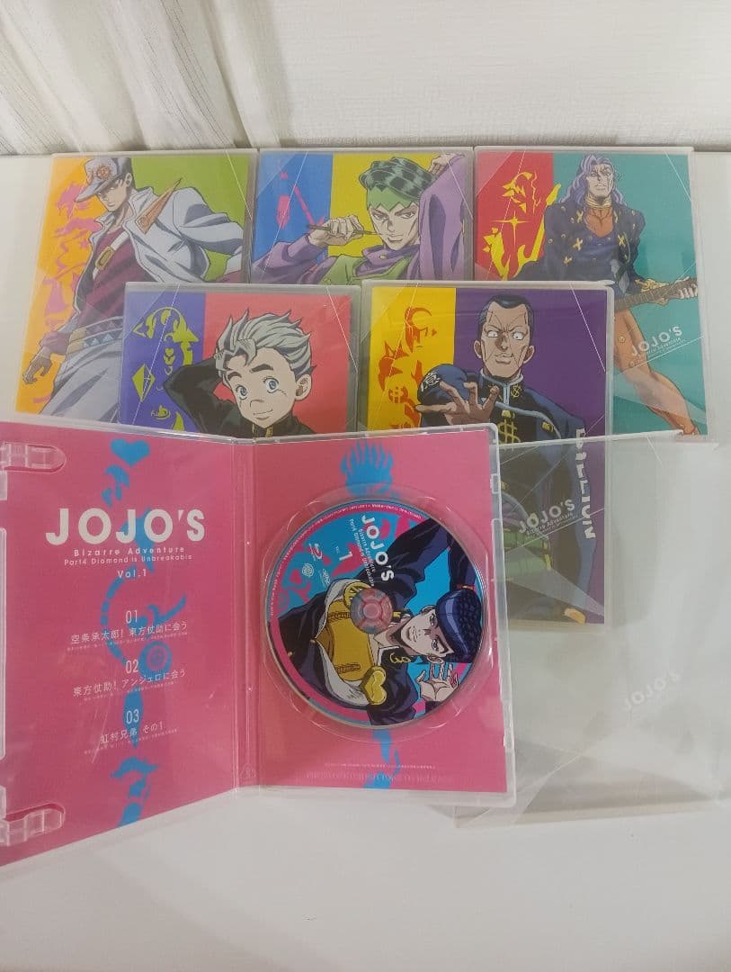 ジョジョの奇妙な冒険 第1部〜第5部 アニメDVD全巻セット