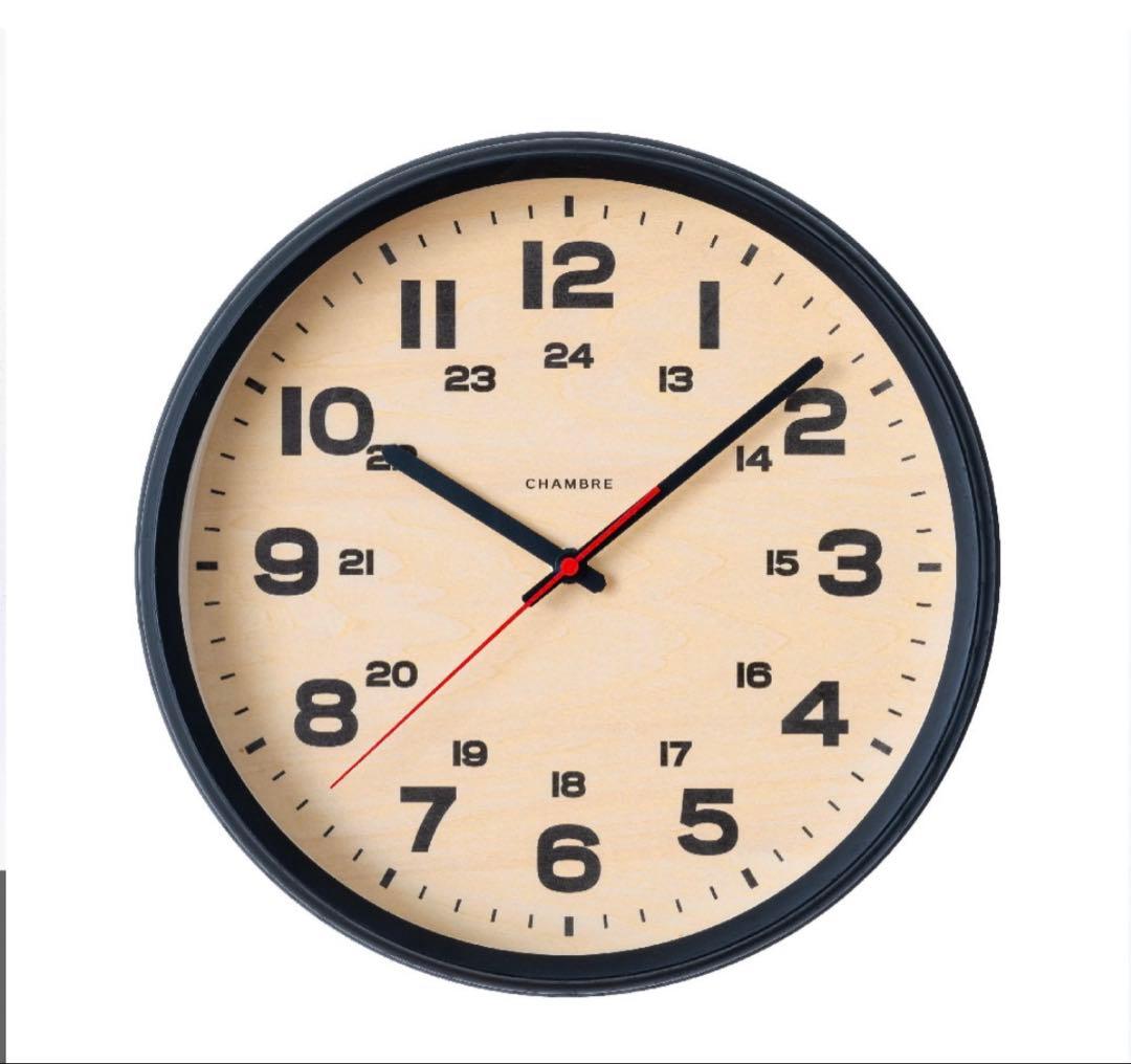 CHAMBRE シンプルアナログ時計 30cm