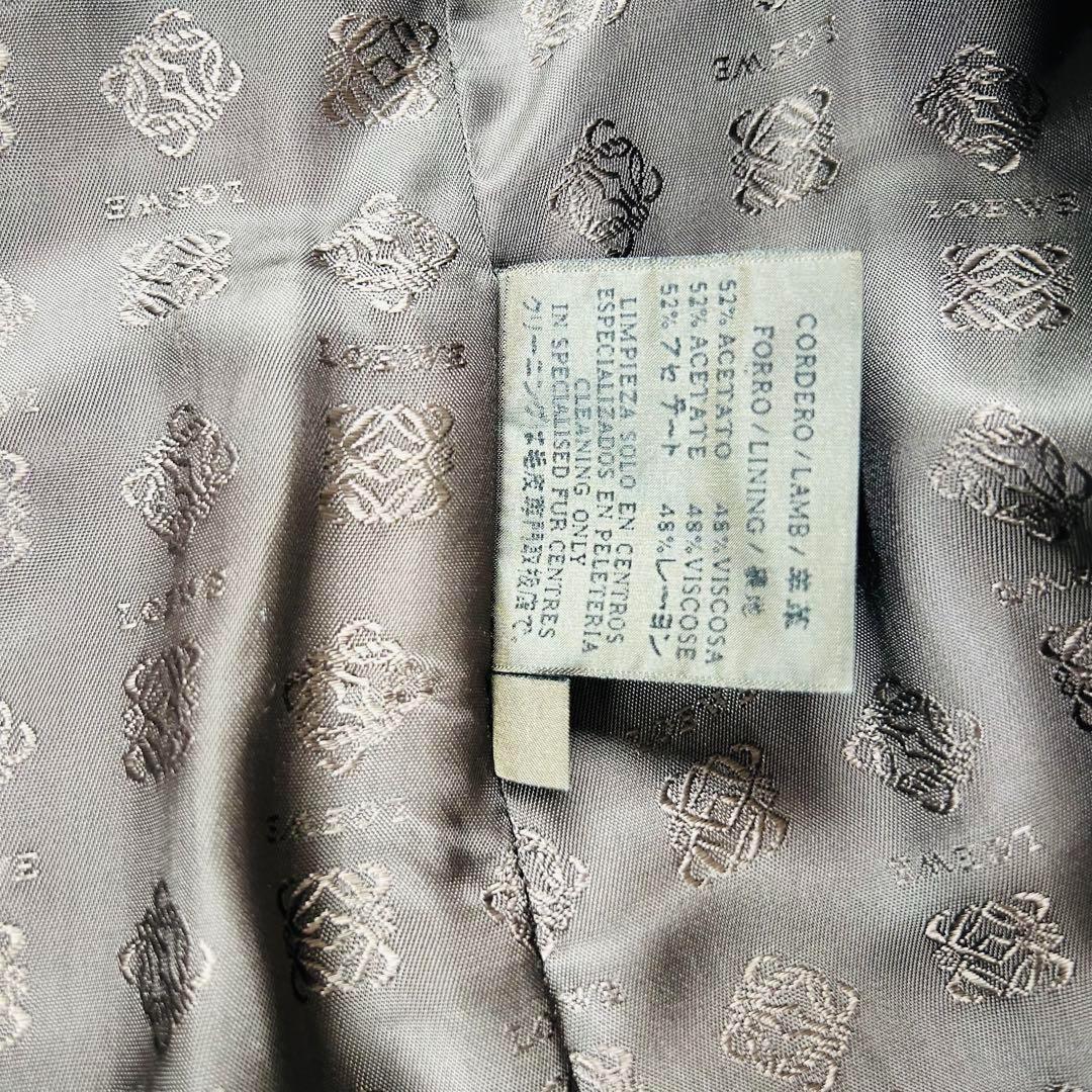 【最高級レザー】ロエベ レザージャケット スペイン製　レディース　size40