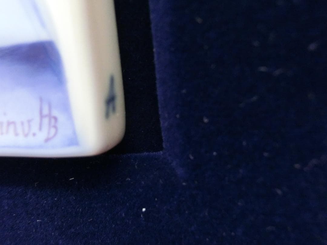 【マイセン】陶板画・卓上の果実花文