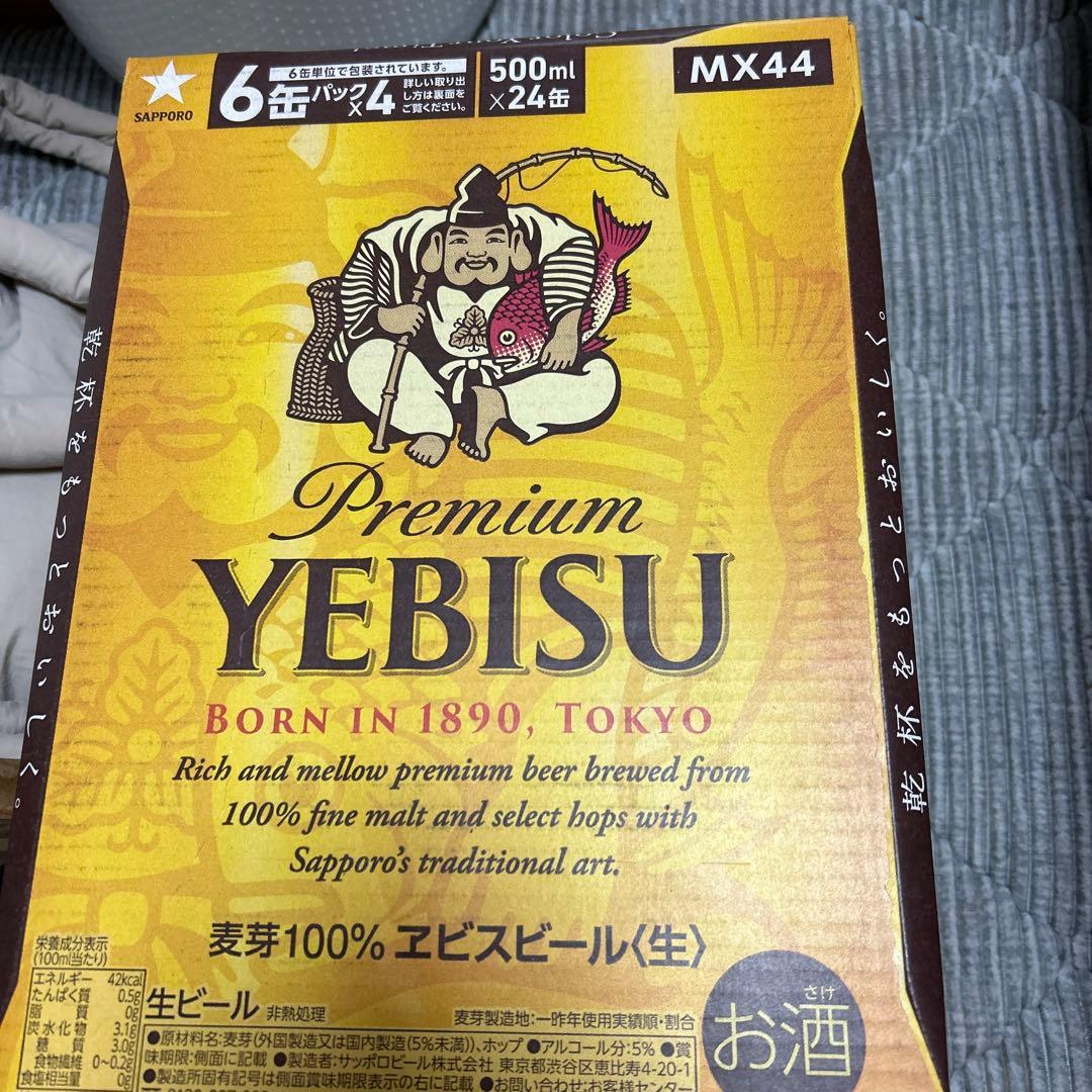 エビスビール500ml 2箱セット（計48缶）