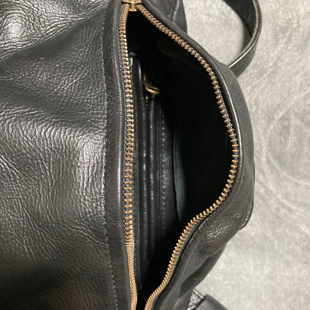 VANSON レザー ファニーパック ブラック 本革 ウエストバッグ