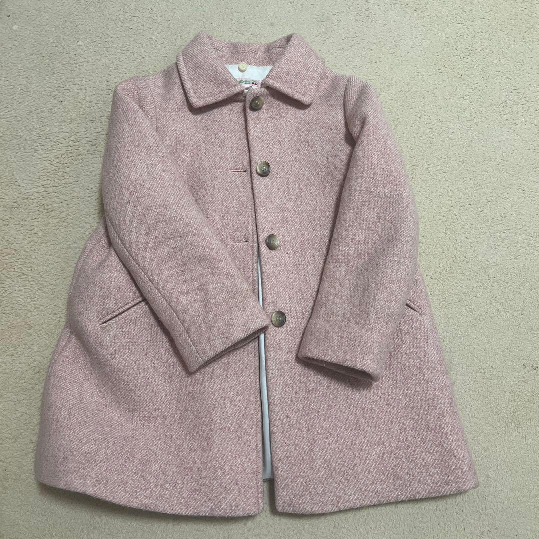 ボンポワン　6A コート（ヒョウ柄襟）