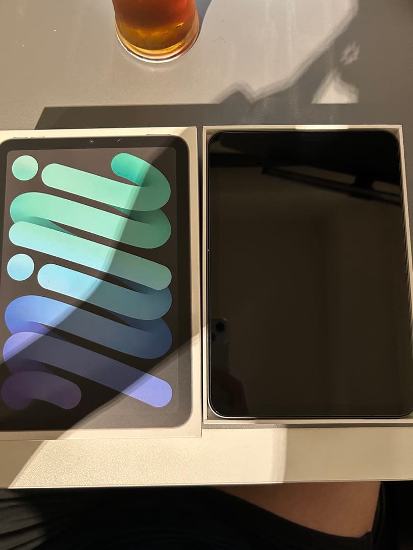 【美品】iPadmini6 256GB、タブレットケース、新品ガラスフィルム