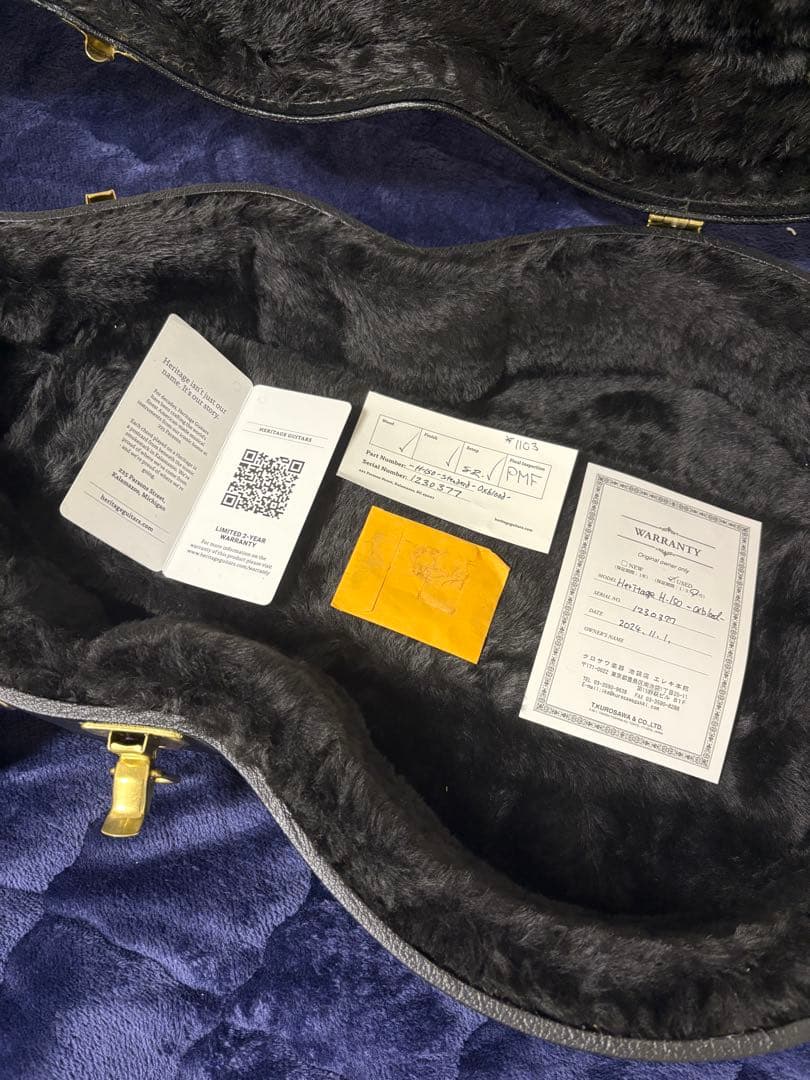 Heritage H-150 Oxblood ヘリテージ　レスポール