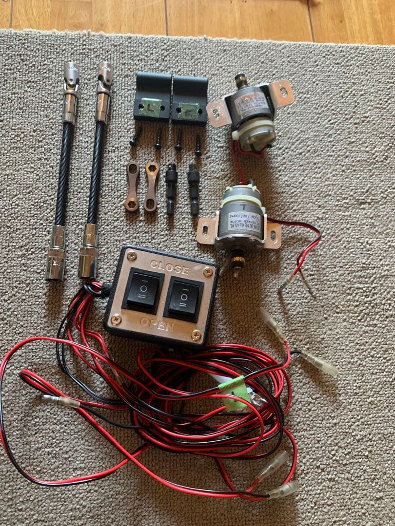 ローバーミニ クォーターウインドゥ電動開閉キット