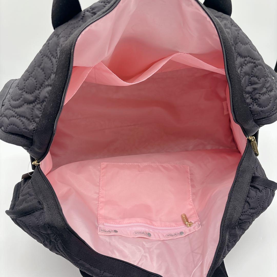 新品♡レスポートサック　パフィーブロッサムズ　ブラック　ポーチ付き 2way