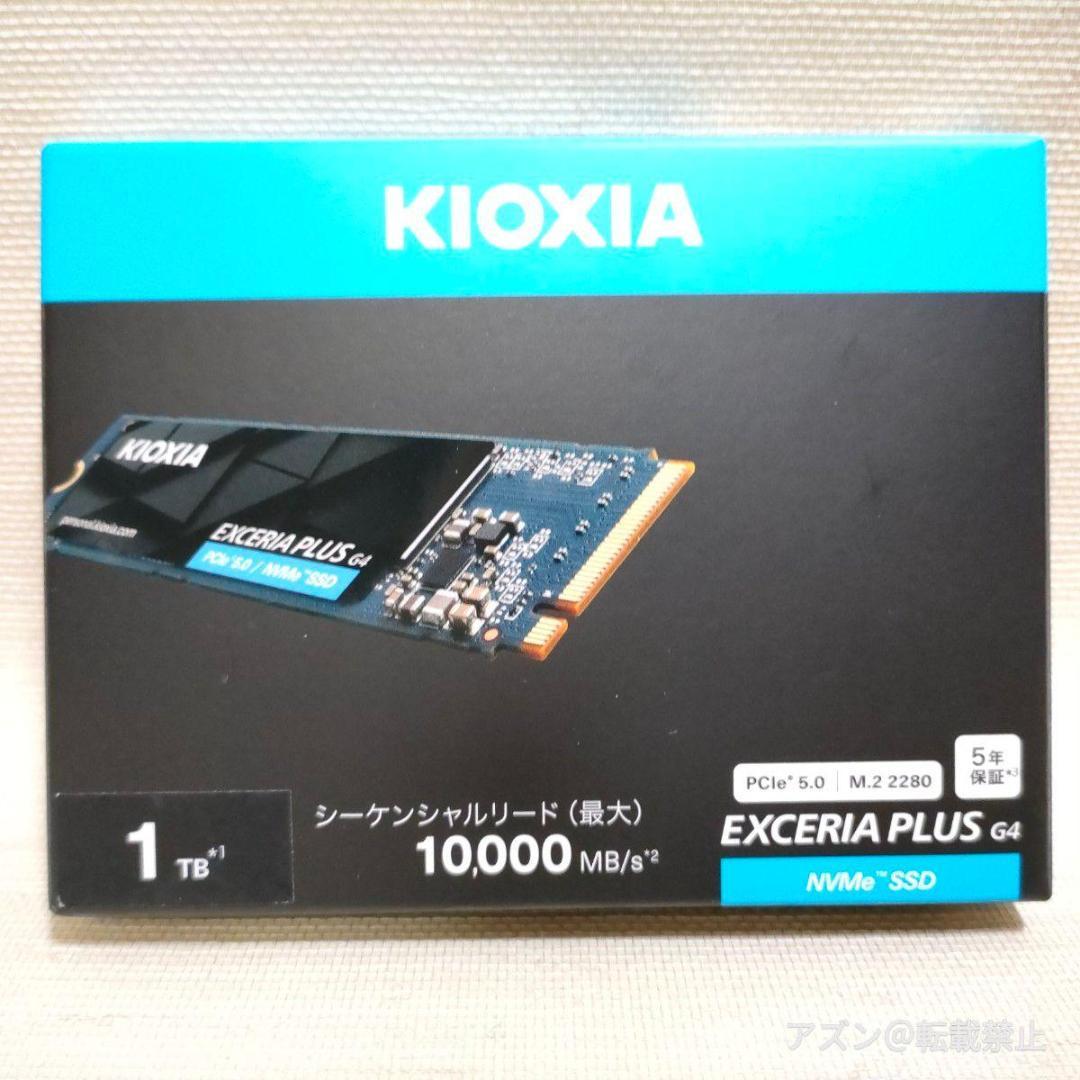 NVMe M.2 Type 2280 SSD 1TB PCIe Gen 5.0×