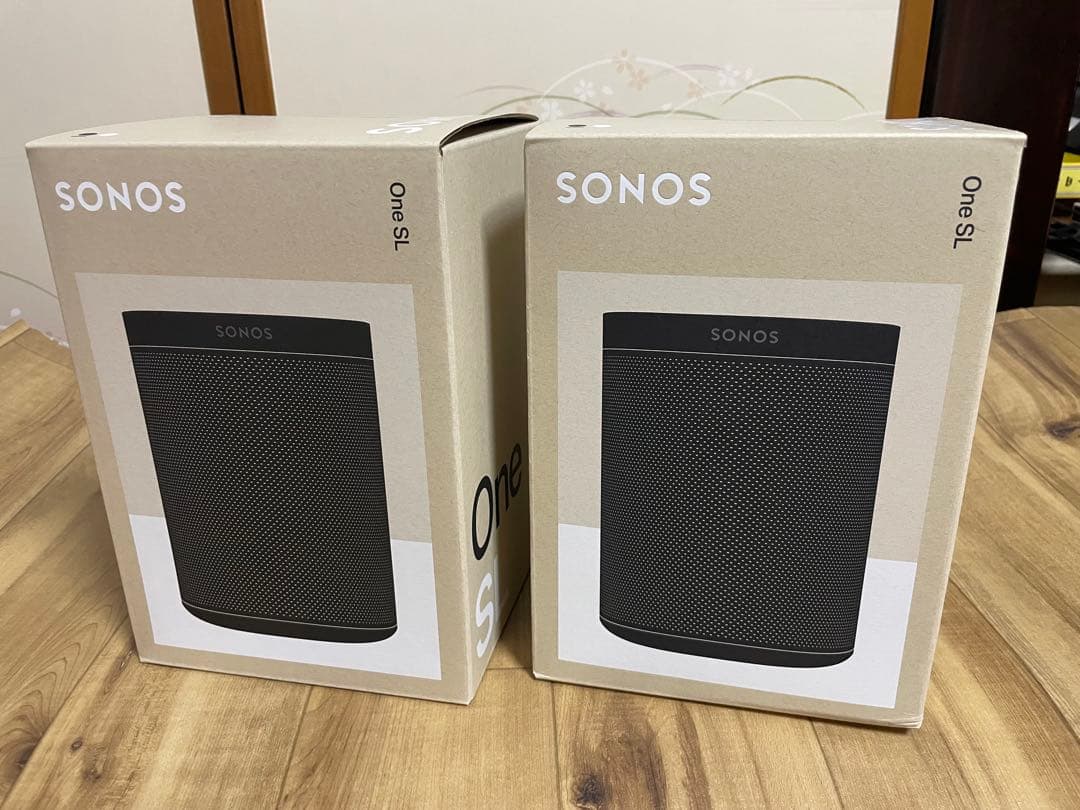 新品未開封Sonos One SL　ブラック 2個セット
