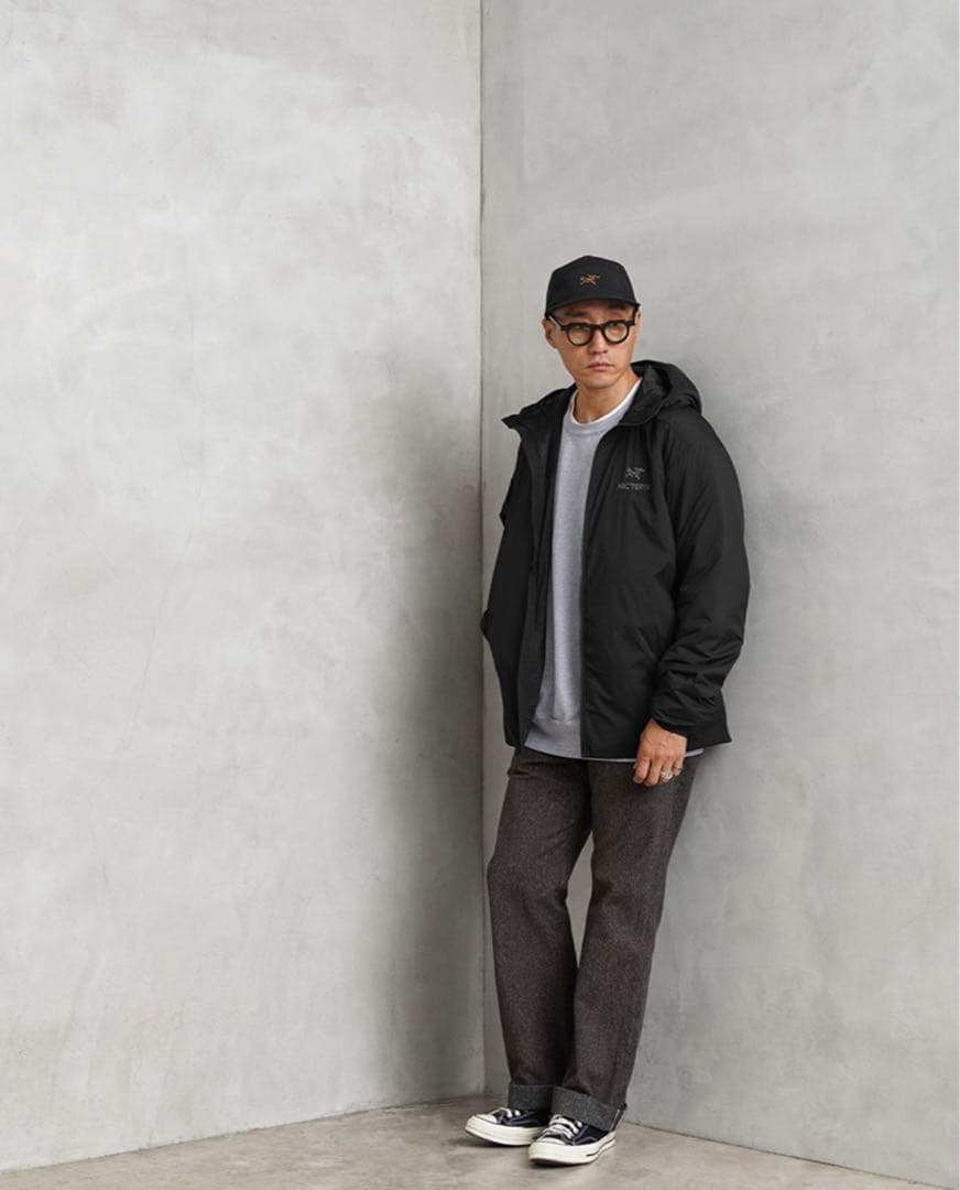 ARC'TERYX ATOM HOODY L 黒 X000007487