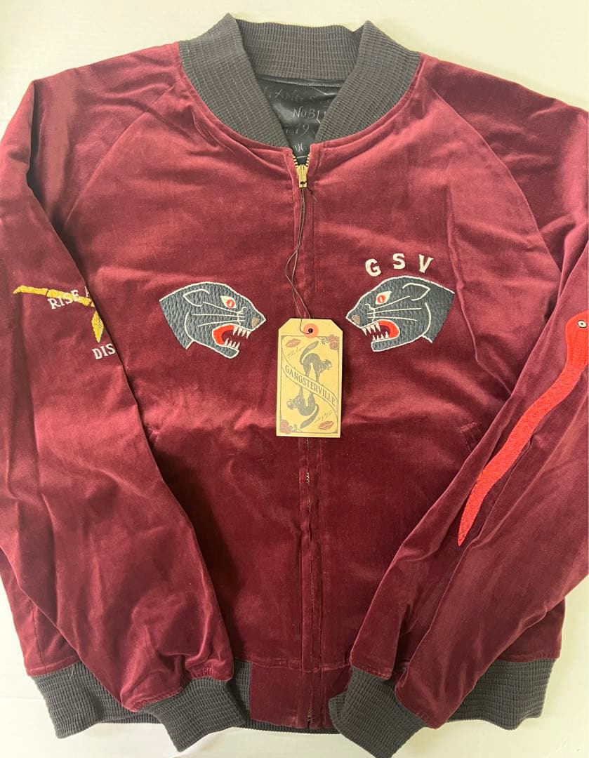 GANGSTERVILLE ギャングスタービル リバーシブルスカジャン Mサイズ