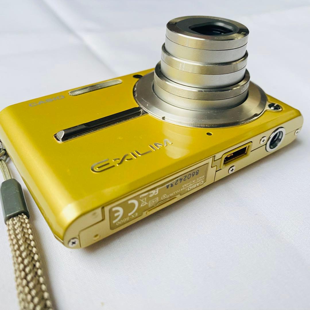 【美品】CASIO EXILIM EX-S600 ゴールド デジカメ コンデジ