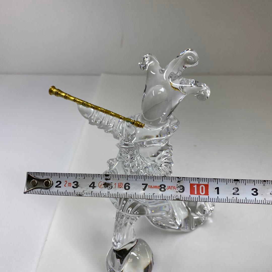 バカラ　ピエロフィギュリン　高さ約15.5㎝　東Y7-0204④タルサ