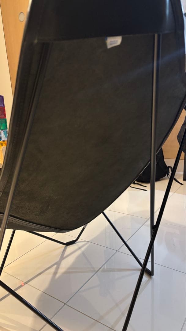 bkf バタフライチェア 黒 レザー