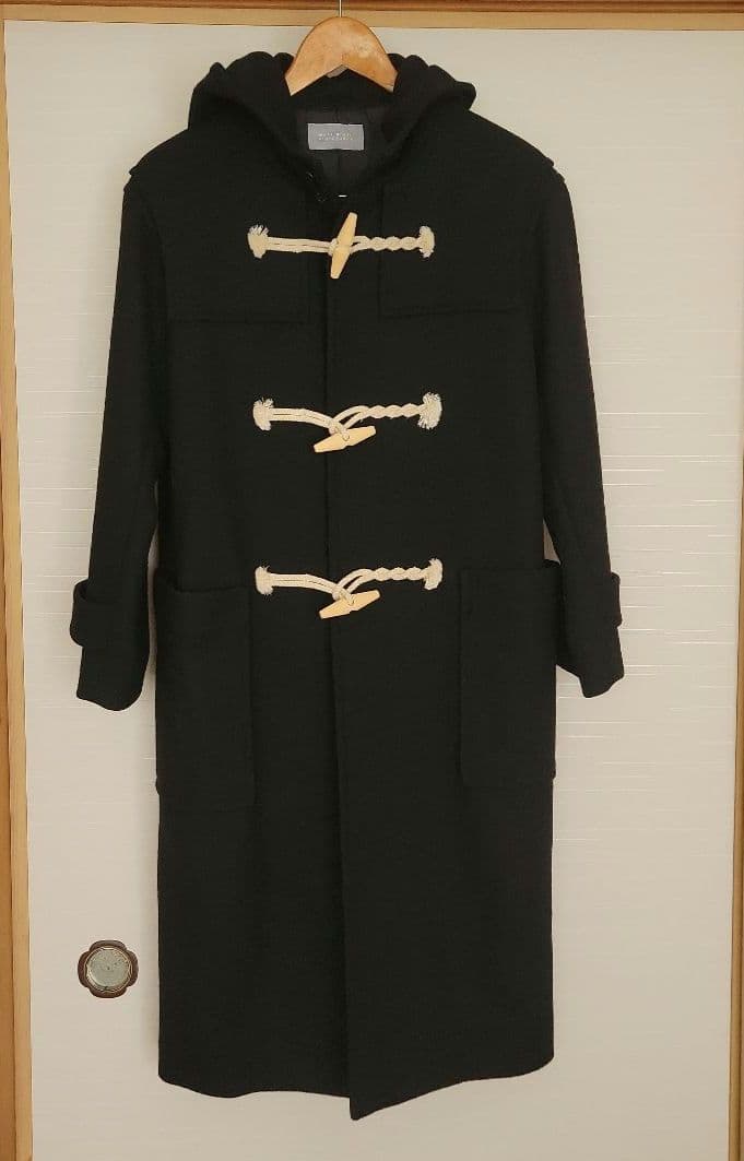 美品マッキントッシュフィロソフィーダッフルコートブラック