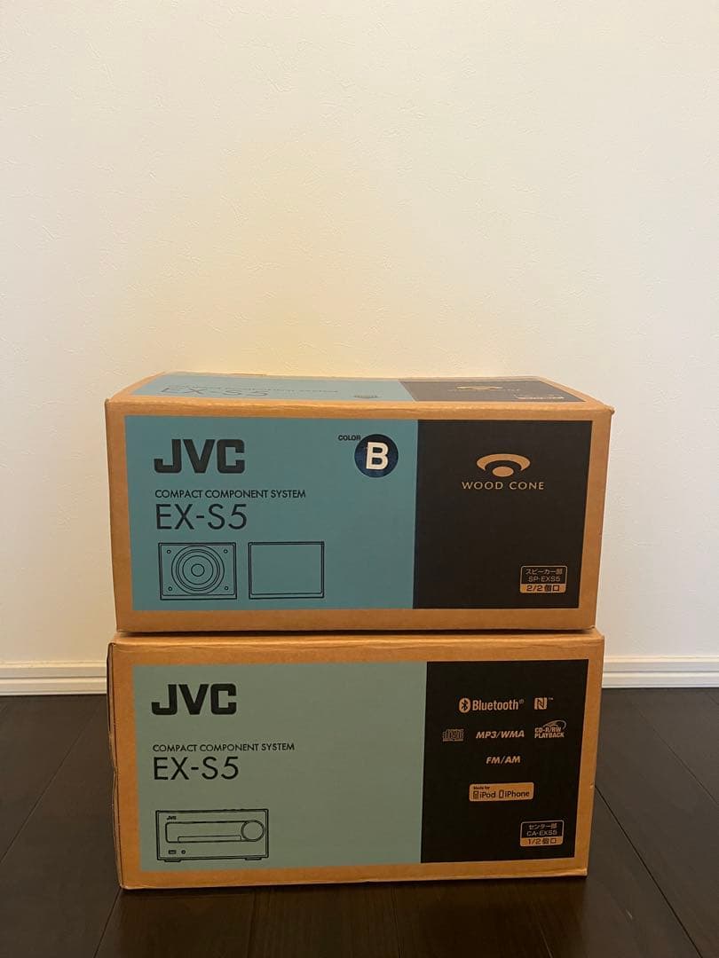 ラジオ・コンポ JVC EX-S5 Wood Cone Audio Kenwood