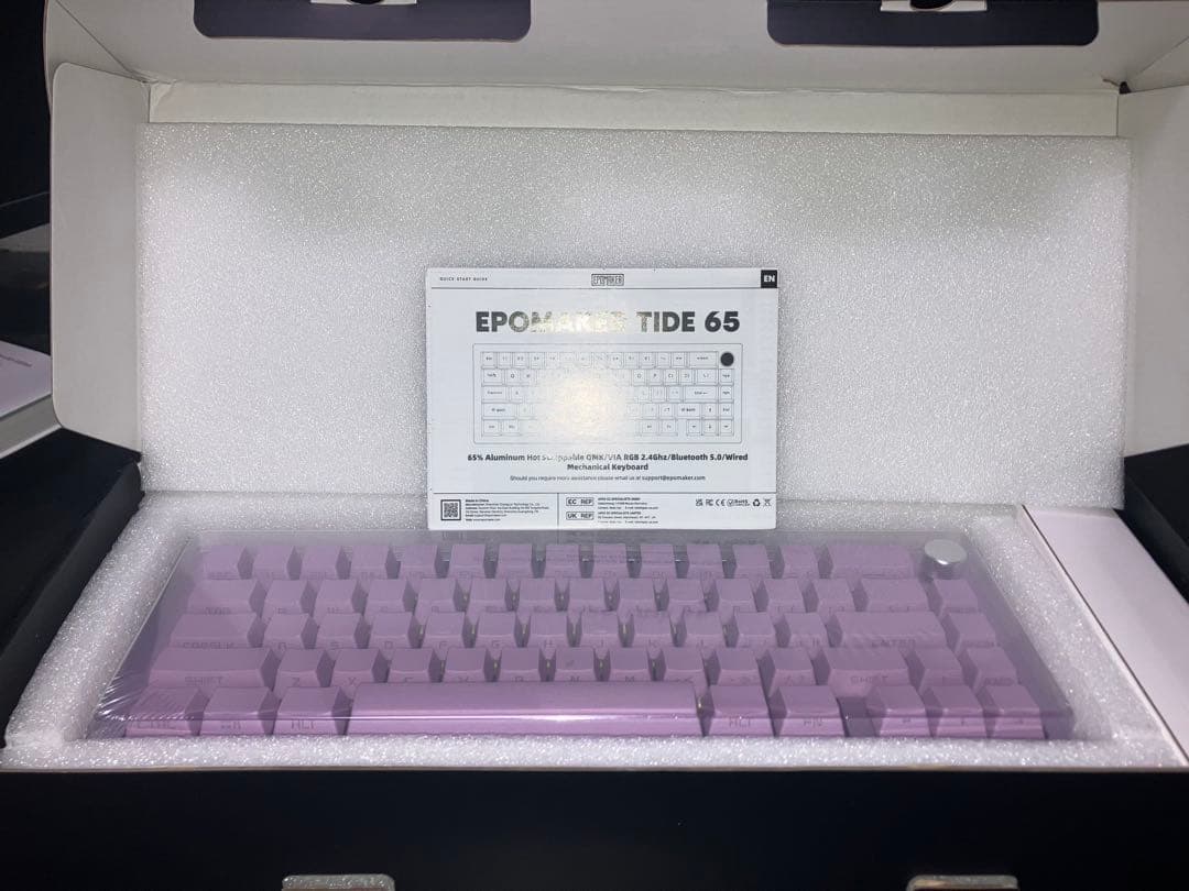 EPOMAKER Tide 65 パープル