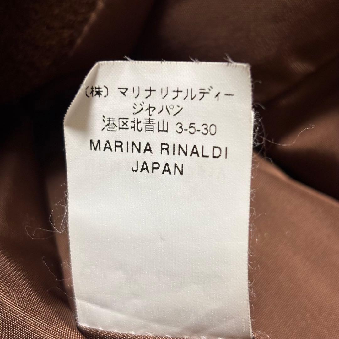 【極美品】MARINA RINALDI カシミヤ ウール チェスターコート 13