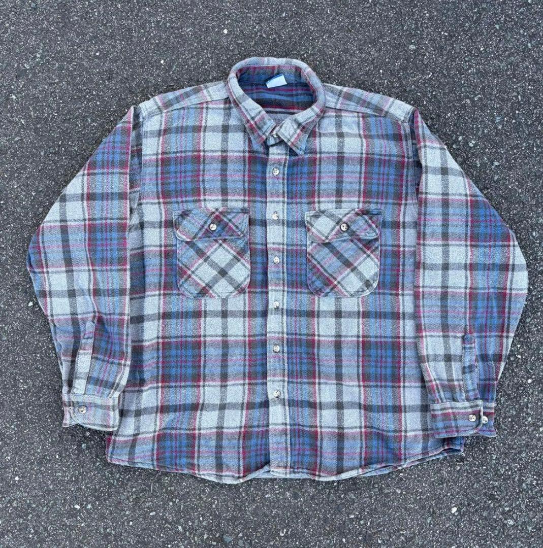 好配色 80s マイティーマック vtg ネルシャツ ビッグマック