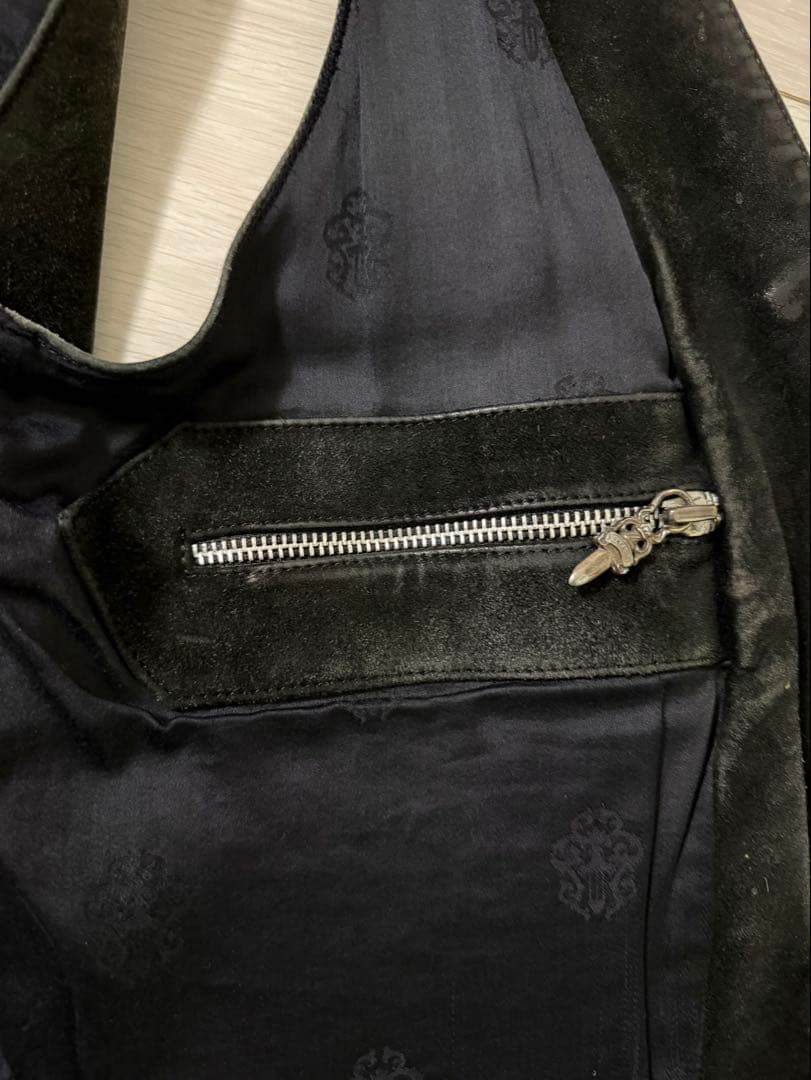 CHROME HEARTS クロムハーツ スエードレザーベスト M オールド