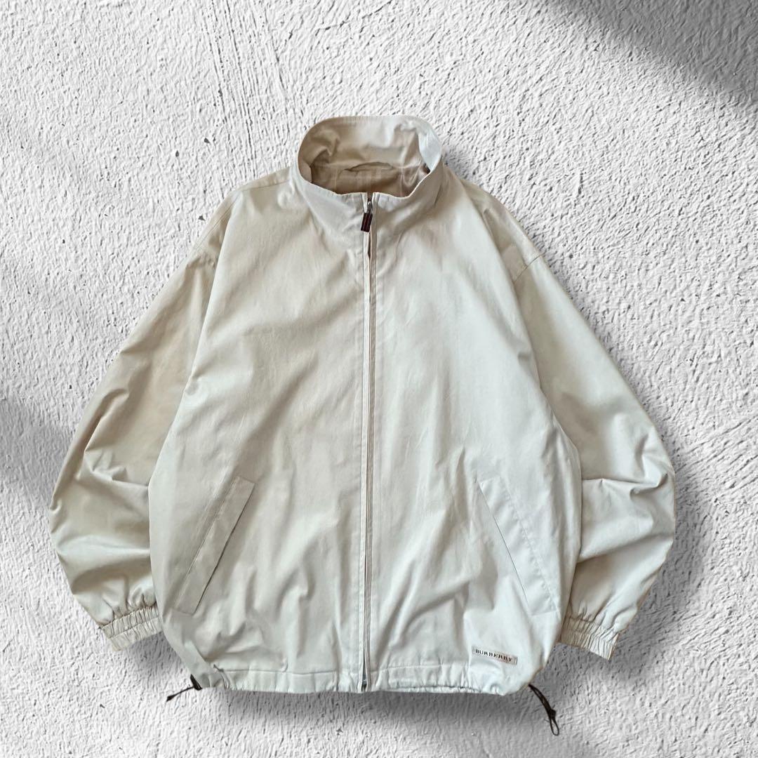 （美品）BURBERRY スイングトップ ノバチェック ドローコード 古着