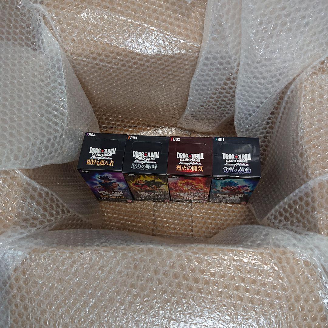 送料込み テープ付き 未開封 ドラゴンボールフュージョンワールド 4boxセット