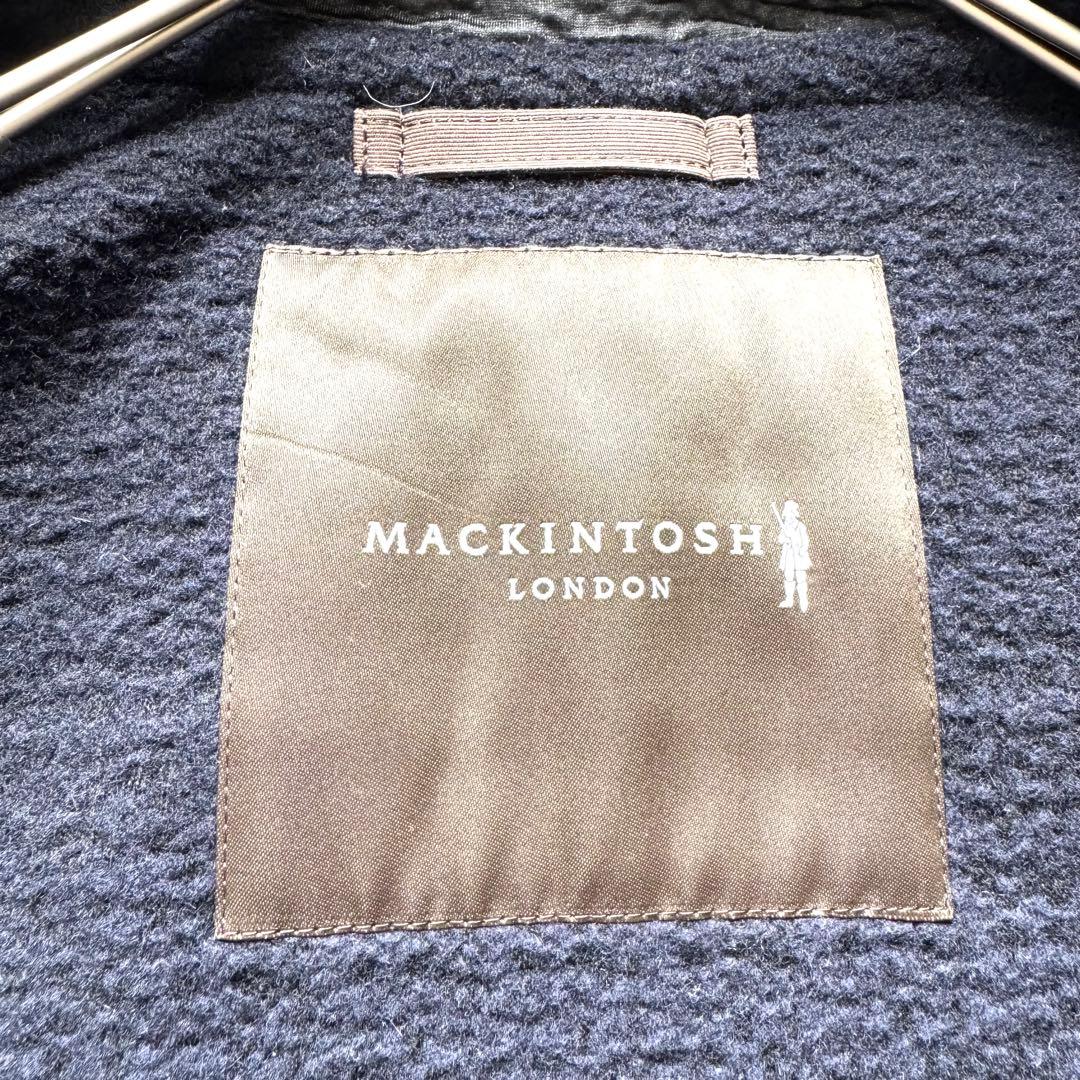 マッキントッシュ ロンドン ダッフルコート トグル 現行 ネイビー 大きいサイズ