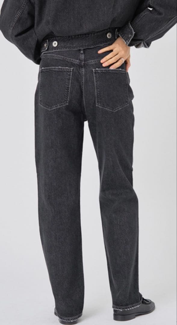 IENAイエナupperhights/アッパーハイツ別注 ストレートデニムパンツ