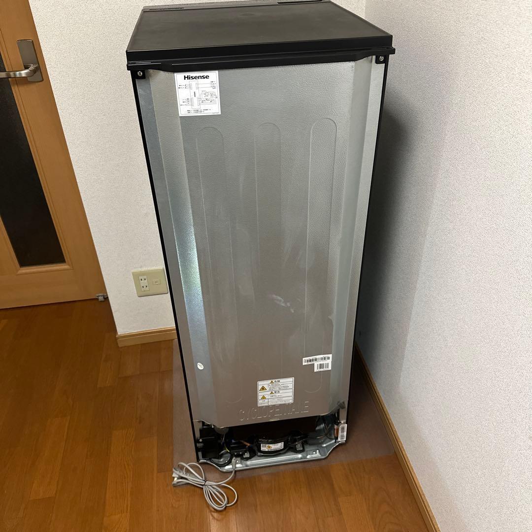 Hisense ブラック冷蔵庫 150L HR-D15CB 2020年製