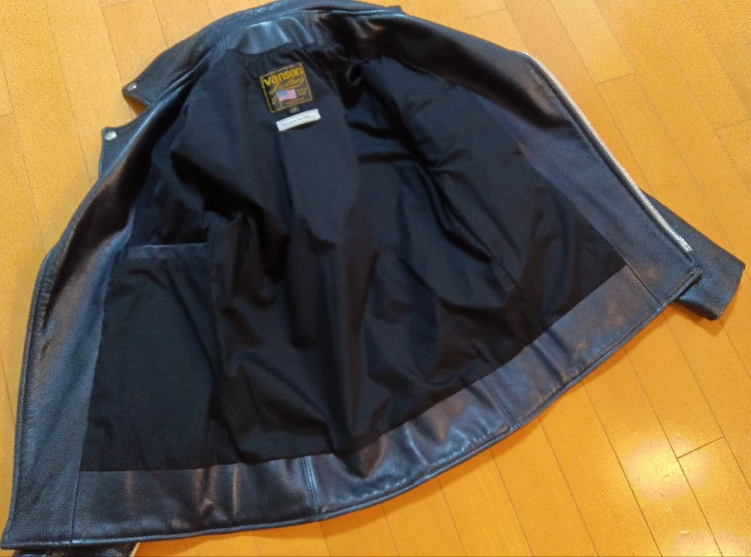 Y*T様 VANSONバンソンC2Rライダースロンハーマン別注34ネイビーNAV