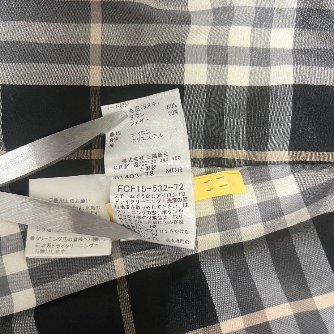 美品 バーバリーブルーレーベル 3WAYダウン 40